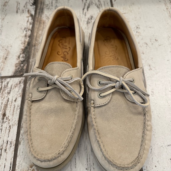 Sperry Gold Cup White Suede sz 10.5 - Picture 2 of 8